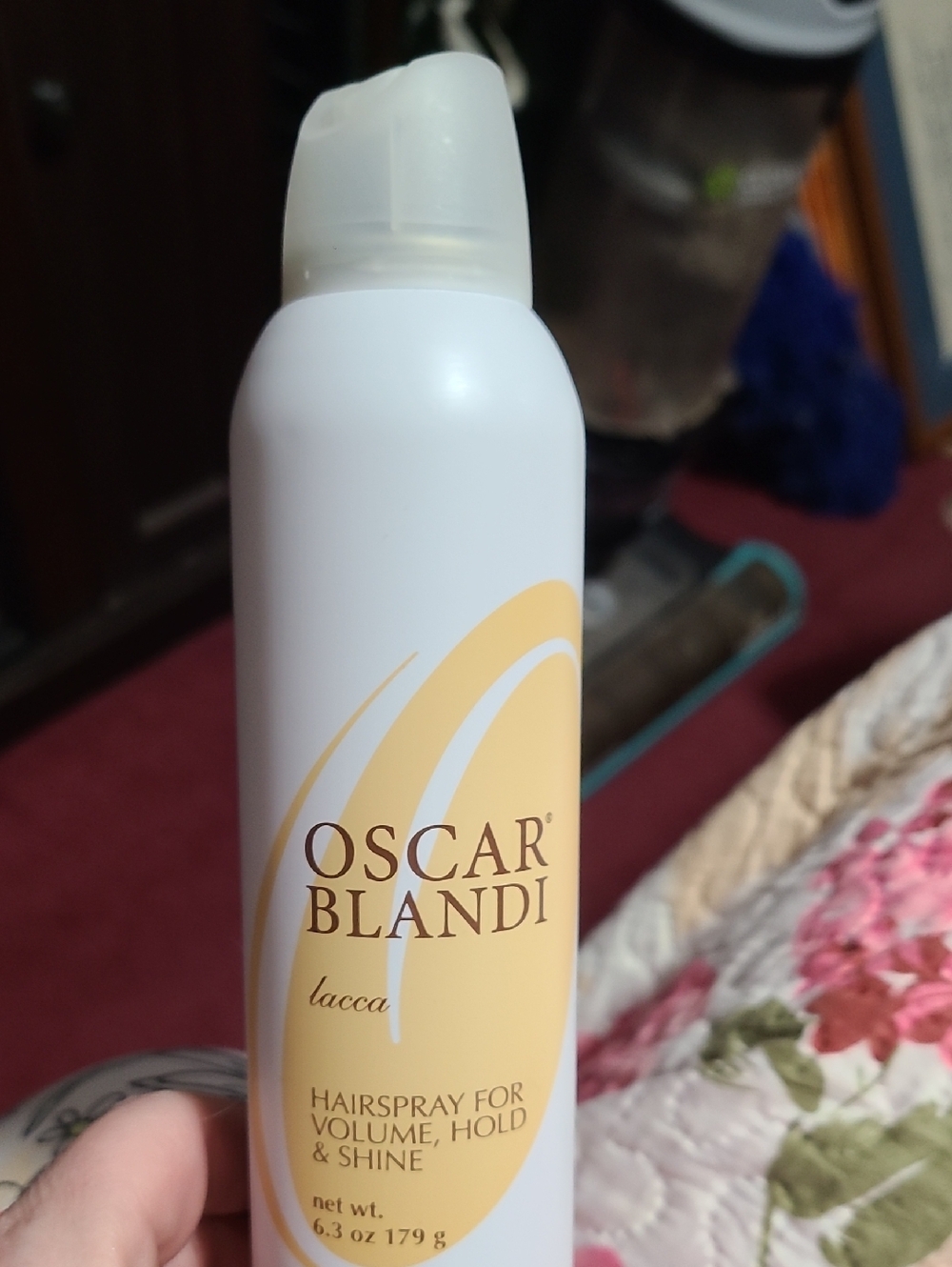 Oscar Blandi White & Yellow Hairspray for Volume, Hold & Shine